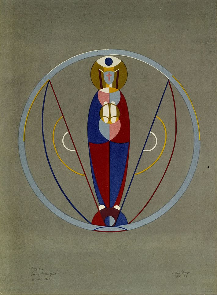 St. Mary in the Moon, author: Lothar Schreyer, 1923