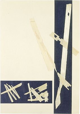 Material Study with Wood Chips, from the preliminary course by Josef Albers, author: Heinrich Neuy, 1930