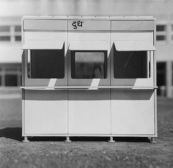 Sudhakar Nadkarni, Model of a milk kiosk 1964/65