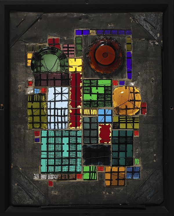 Scherben im Gitterbild, Autor: Josef Albers, 1921.