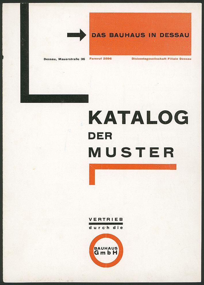 Catalogue of Designs, cover. Author: Herbert Bayer, 1925